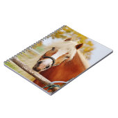 Schönes Pferd Personalisiertes Notebook Notizblock (Linke Seite)