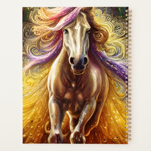 Schönes Pferd Planer (Rückseite)