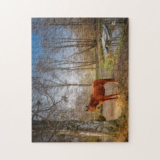 Schönes Pferd Puzzle (Vertikal)