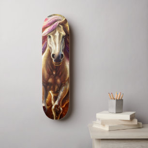 Schönes Pferd Skateboard
