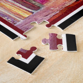 Schönes Pferd Springen Digital Oil Painting Style Puzzle (Seite)