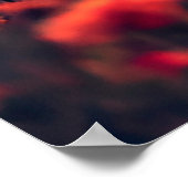 Schönes Pferd Stehend in einer lebendigen Wiese an Poster (Ecke)