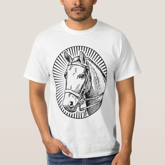 Schönes Pferd T-Shirt (Vorderseite)