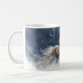 Schönes Pferd und Crescent Moon Kaffeetasse (Links)