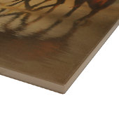 Schönes Pferd- und Strandzuchtbrett Schneidebrett (Ecke)