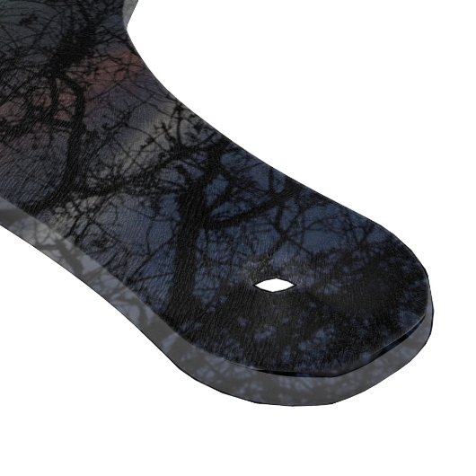 Schönes Pferdededekor Schneidebrett (Ecke)