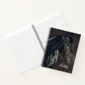 Schönes PferdeNotebook Notizblock (Innenseite)