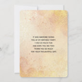 Schönes Pferdeschlittenportrait in Wasserfarbe Dankeskarte (Rückseite)