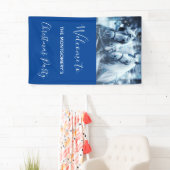 Schönes Pferdeteam Winterfahrt Foto Party Banner (Insitu)