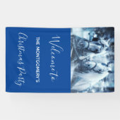 Schönes Pferdeteam Winterfahrt Foto Party Banner (Horizontal)