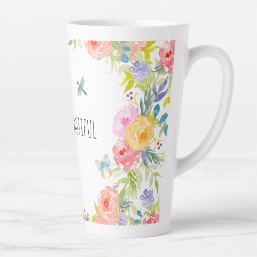 Schönes pfirsichrosa Gelbe Farbe Blüte Milchtasse (Rechts)