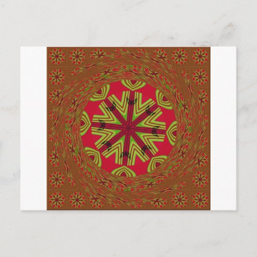 Schönes Phantastisches Afrika kann traditionelles Postkarte (Vorderseite)