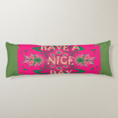 Schönes phantastisches afrikanisches Design Seitenschläferkissen (Rückseite)