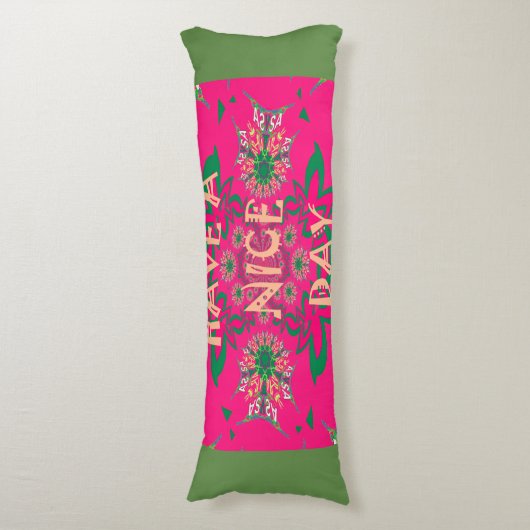 Schönes phantastisches afrikanisches Design Seitenschläferkissen (Vorderseite Vertikal)