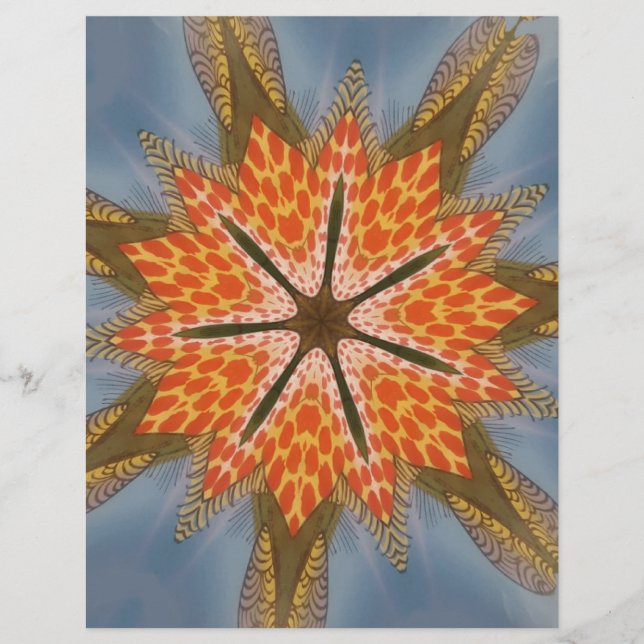 Schönes phantastisches afrikanisches Designtier (Vorderseite)