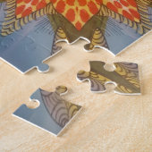 Schönes phantastisches afrikanisches Designtier Puzzle (Seite)