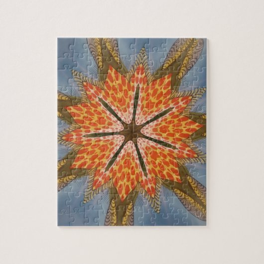 Schönes phantastisches afrikanisches Designtier Puzzle (Vertikal)