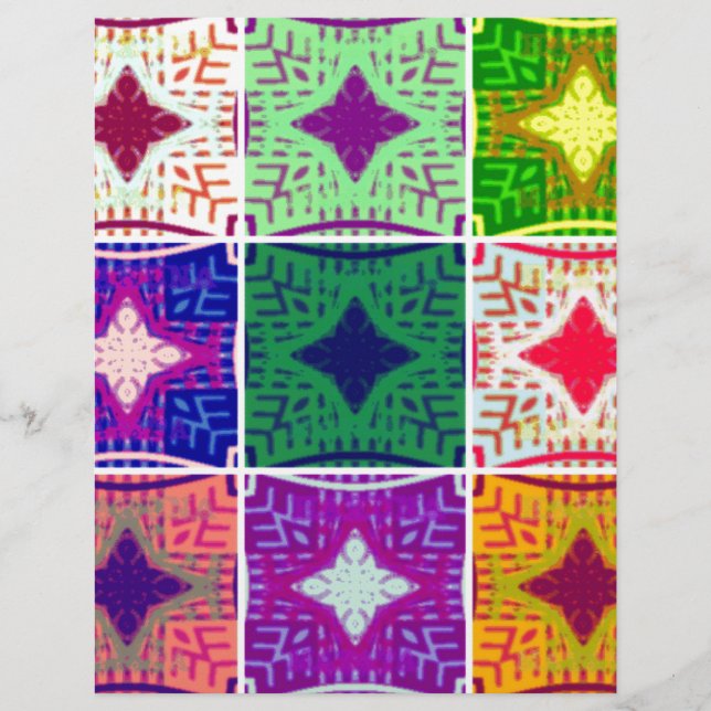 Schönes Phantastisches afrikanisches Druckmuster (Vorderseite)