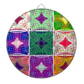 Schönes Phantastisches afrikanisches Druckmuster Dartscheibe (vorne)