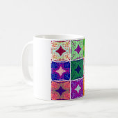 Schönes Phantastisches afrikanisches Druckmuster Kaffeetasse (Vorderseite Links)