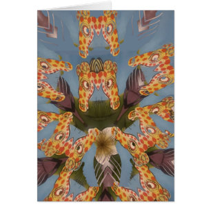 Schönes phantastisches afrikanisches Giraffenmuste