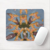Schönes phantastisches afrikanisches Giraffenmuste Mousepad (Mit Mouse)