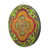 Schönes phantastisches afrikanisches Mandala-Muste Dartscheibe (Vorderseite rechts)