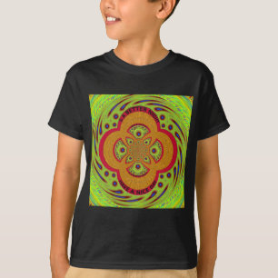 Schönes phantastisches afrikanisches Mandala-Muste T-Shirt