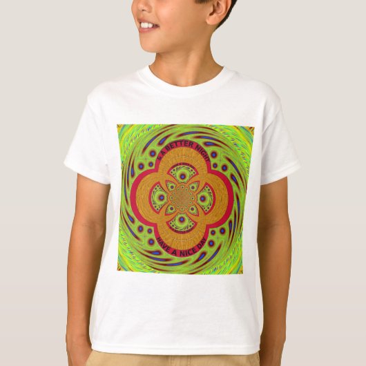 Schönes phantastisches afrikanisches Mandala-Muste T-Shirt (Vorderseite)