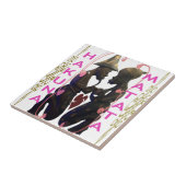 Schönes Phantastisches Afrikanisches Paar: Eine ro Fliese (Seite)