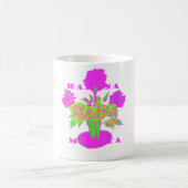 Schönes Phantastisches Baby Pink Inspiration Blume Kaffeetasse (Mittel)