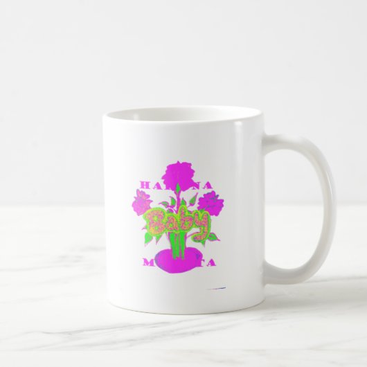 Schönes Phantastisches Baby Pink Inspiration Blume Kaffeetasse (Rechts)