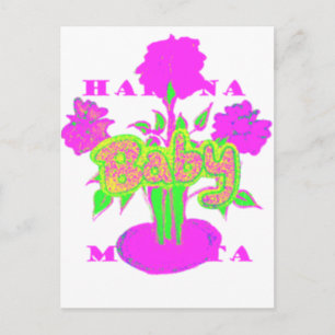Schönes Phantastisches Baby Pink Inspiration Blume Postkarte