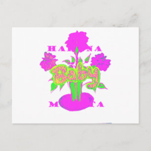 Schönes Phantastisches Baby Pink Inspiration Blume Postkarte