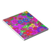 Schönes Phantastisches Blumenmuster Notizblock (angewinkelt)