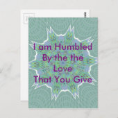 Schönes Phantastisches, Cooles Blumenmuster Design Postkarte (Vorne/Hinten)