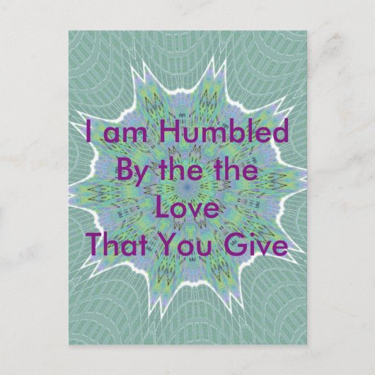 Schönes Phantastisches, Cooles Blumenmuster Design Postkarte (Vorderseite)