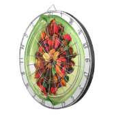 Schönes, phantastisches Design der Rose Dartscheibe (Vorderseite rechts)