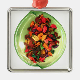 Schönes, phantastisches Design der Rose Silbernes Ornament