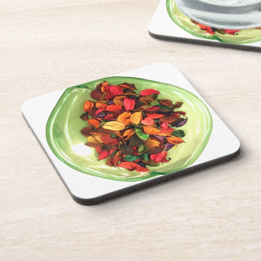 Schönes, phantastisches Design der Rose Untersetzer (Linke Seite)