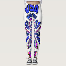 Schönes phantastisches Design der USA Hakuna Matat Leggings