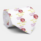 Schönes, Phantastisches Design des Red Cricket Bal Krawatte (Gerollt)