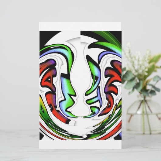 Schönes Phantastisches Design haben einen schönen  Briefpapier (Stehend Vorderseite)