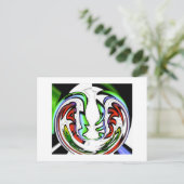 Schönes Phantastisches Design haben einen schönen Postkarte (Stehend Vorderseite)