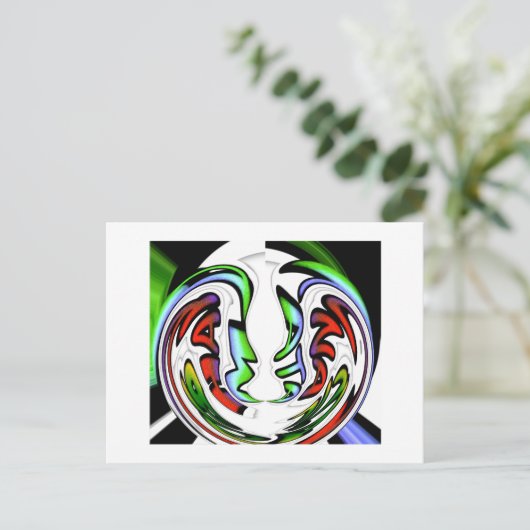 Schönes Phantastisches Design haben einen schönen Postkarte (Stehend Vorderseite)