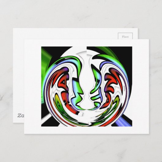 Schönes Phantastisches Design haben einen schönen Postkarte (Vorne/Hinten)