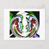 Schönes Phantastisches Design haben einen schönen Postkarte (Vorderseite)