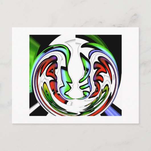 Schönes Phantastisches Design haben einen schönen Postkarte (Vorderseite)