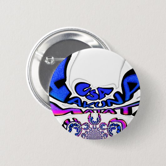 Schönes, Phantastisches Design von USA Fun Text Ar Button (Vorne & Hinten)