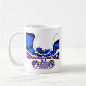 Schönes, Phantastisches Design von USA Fun Text Ar Kaffeetasse (Links)